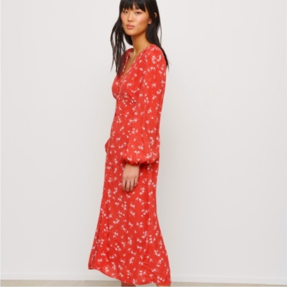 Dynamite Ditsy Floral Print Dress